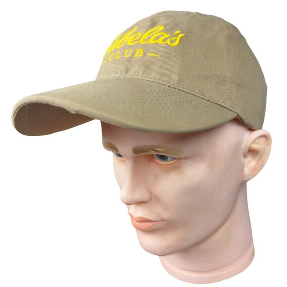 Cabelas Club Baseball Cap Men One Size Khaki Adjustable Yellow Embroidered - Picture 2 of 8